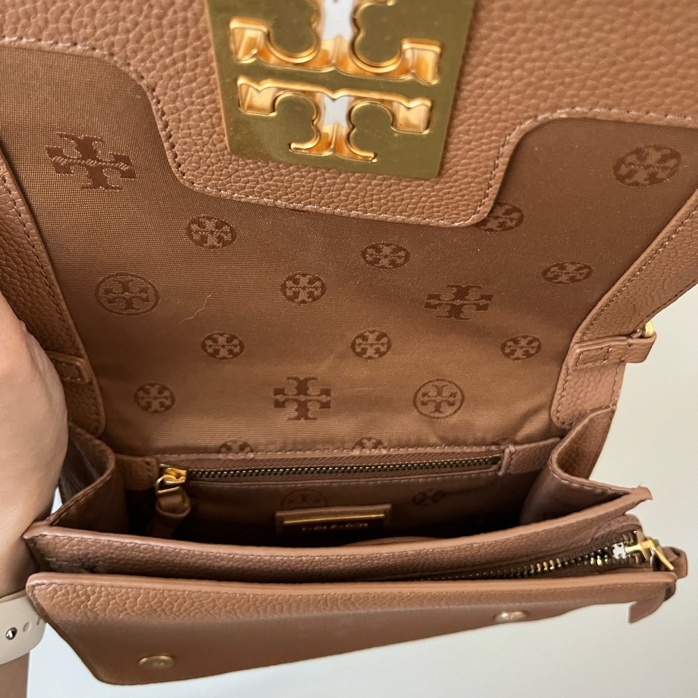 Tory Burch Brown Leather Crossbody Bag - Picture 3 of 3